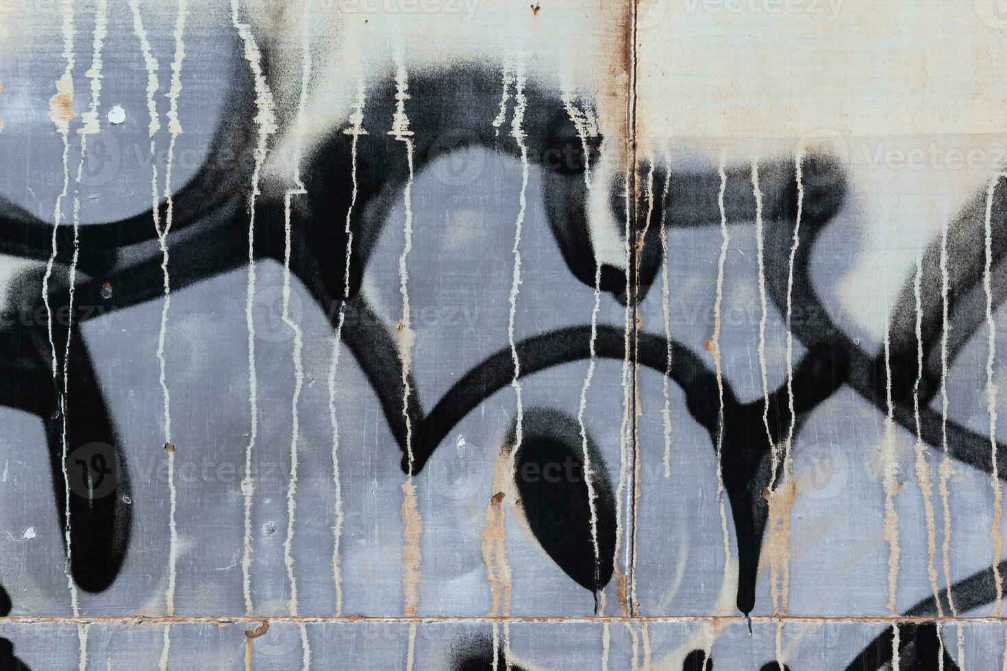 Cracked and abstract grunge texture. Aged material surface backdrop. Weathered effect pattern. Old and dirty background. photo