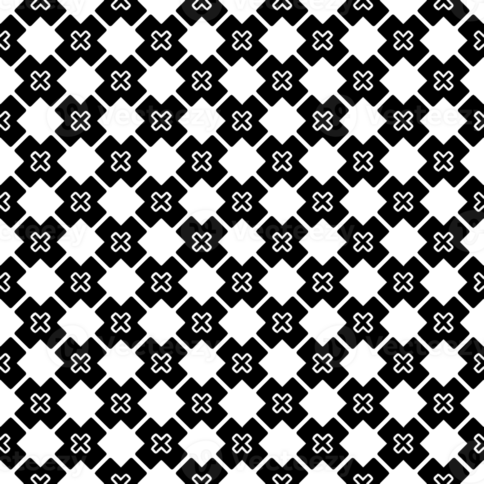 Black seamless abstract pattern. Overlay for background and backdrop. Ornamental design. PNG graphic illustration with transparent background.