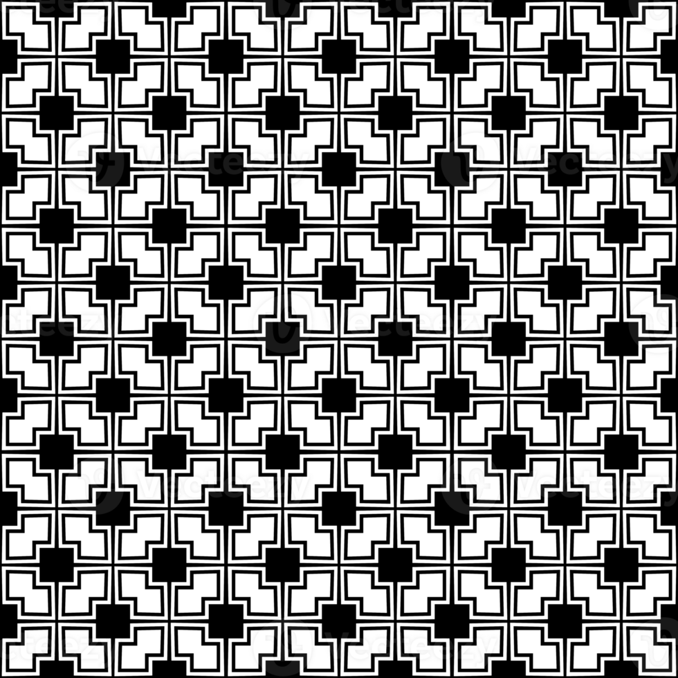 Black seamless abstract pattern. Overlay for background and backdrop. Ornamental design. PNG graphic illustration with transparent background.