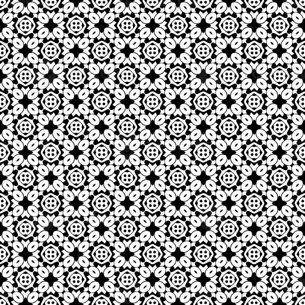 Black seamless abstract pattern. Overlay for background and backdrop. Ornamental design. PNG graphic illustration with transparent background.