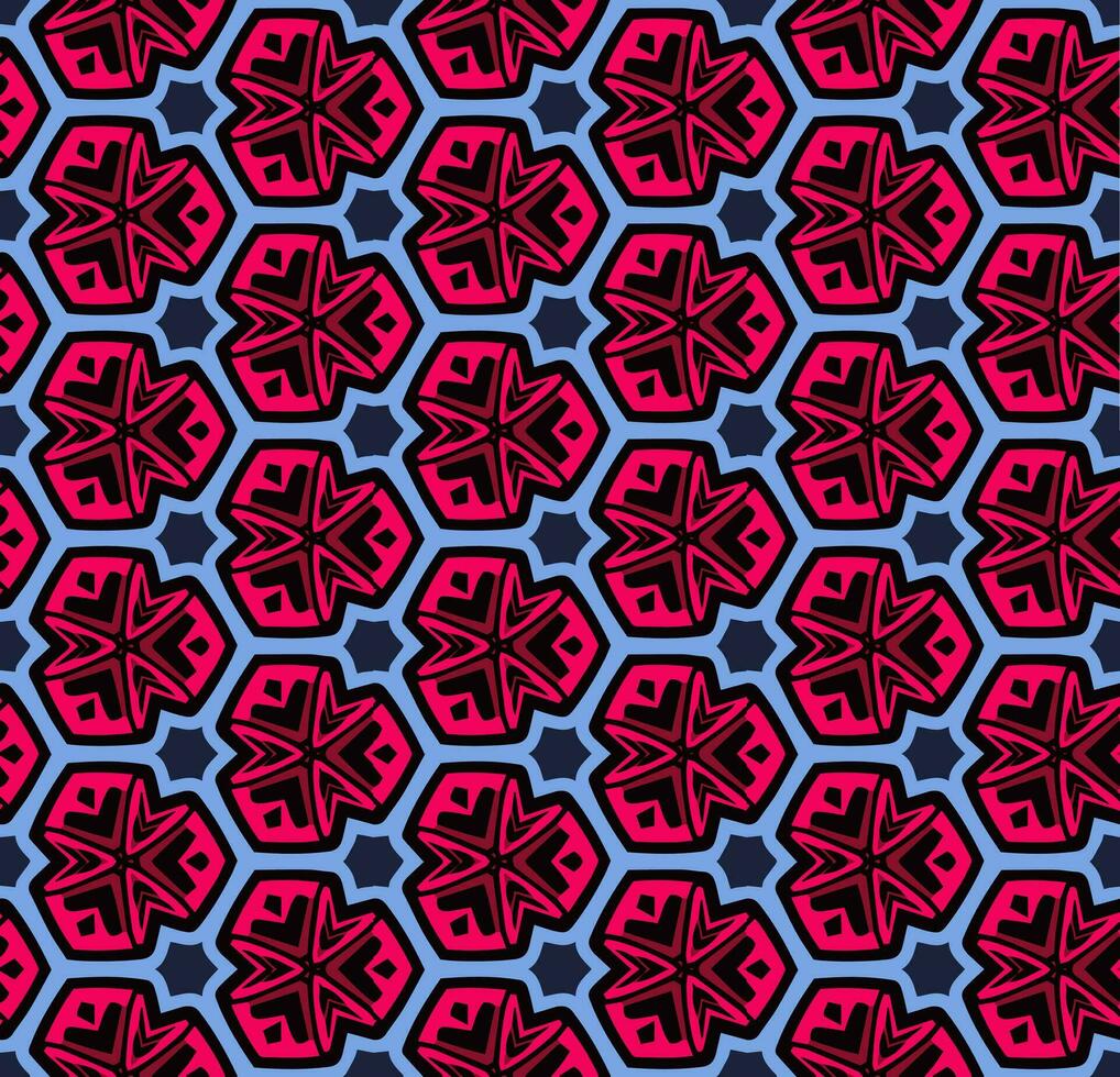 Multi color seamless abstract pattern. Background and backdrop. Multi Colored. Colorful ornamental design. Colored mosaic ornaments. Vector graphic illustration.