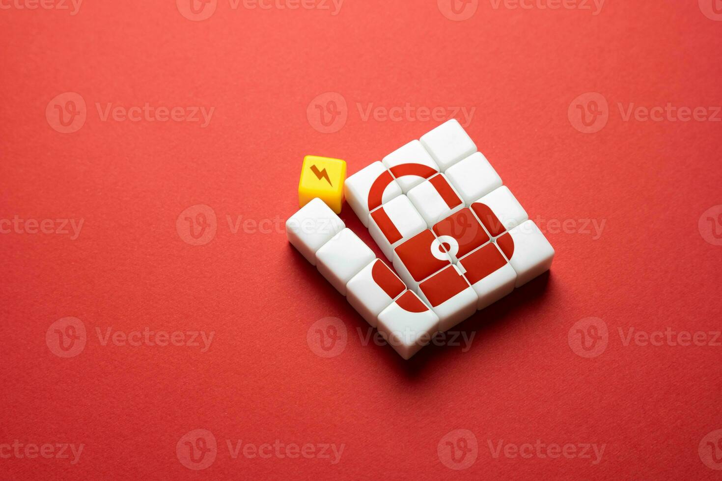 Hacking security. Defense breakdown. Destruction of protection. Vulnerability to threats. Suppression and deterioration. Tools for neutralizing defense systems. Threat of leakage of sensitive data. photo