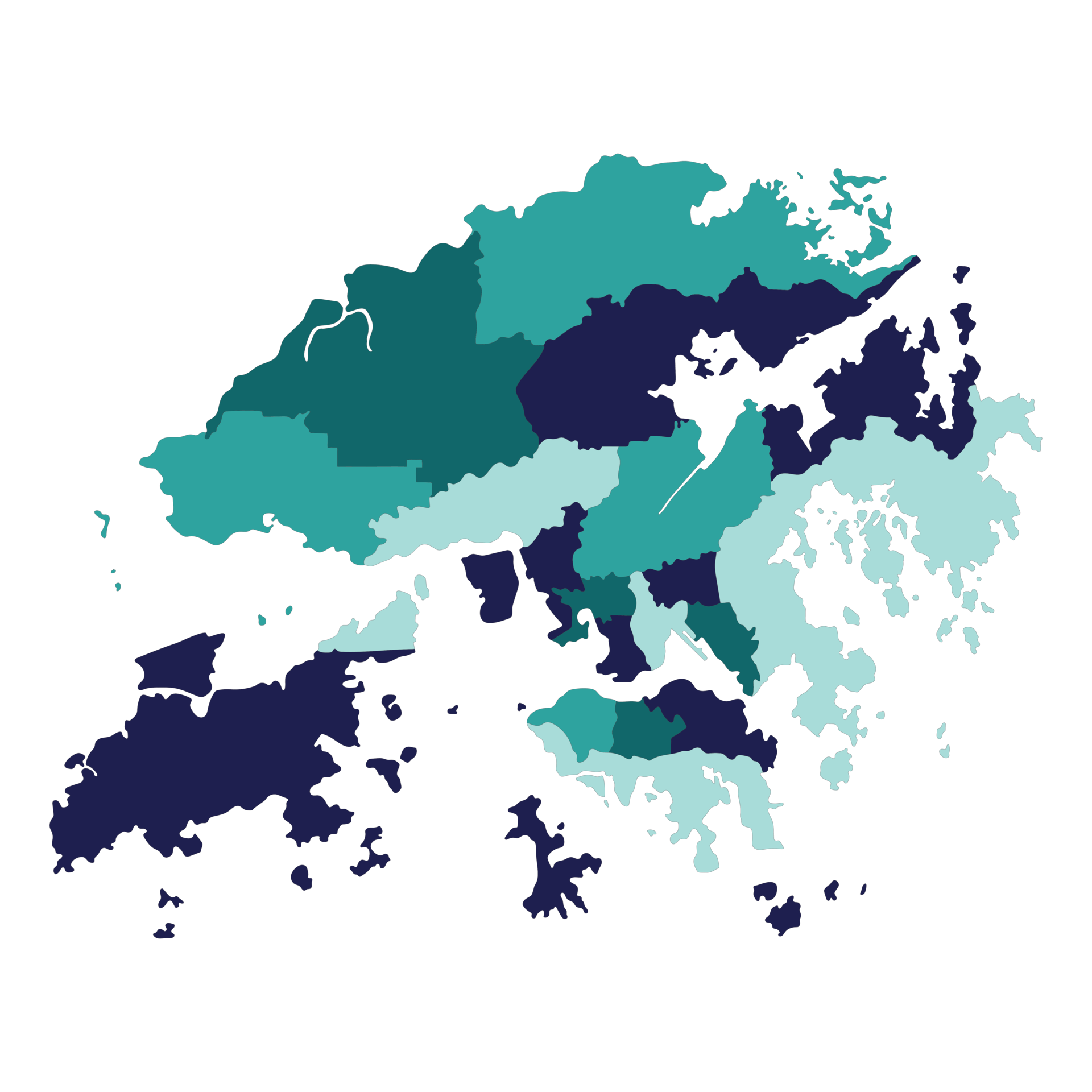 hong kong mapa. mapa de hong kong en administrativo regiones 33197057 PNG