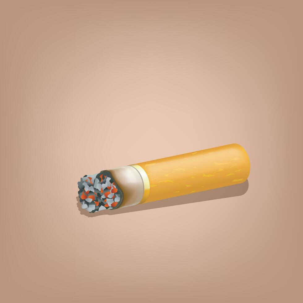 de fumar cigarrillos con Zippo vector