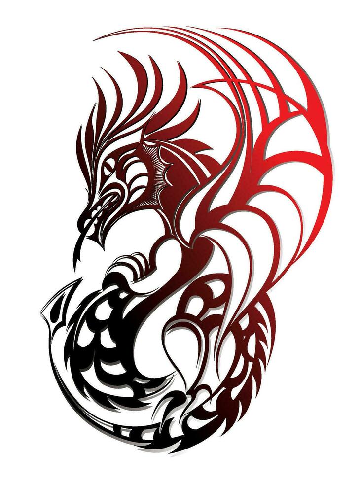 Happy chinese New Year 2024 . China dragon zodiac sign on nature background. Asian festive greeting card. vector
