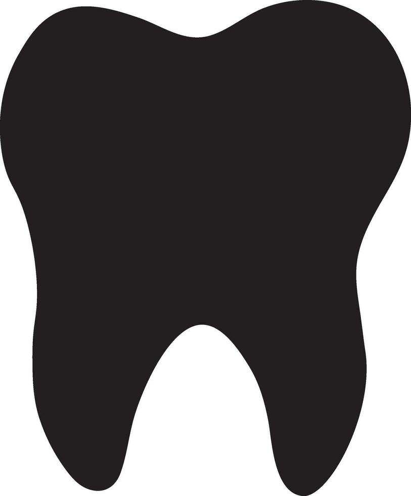 diente dentista icono. diente vector icono.