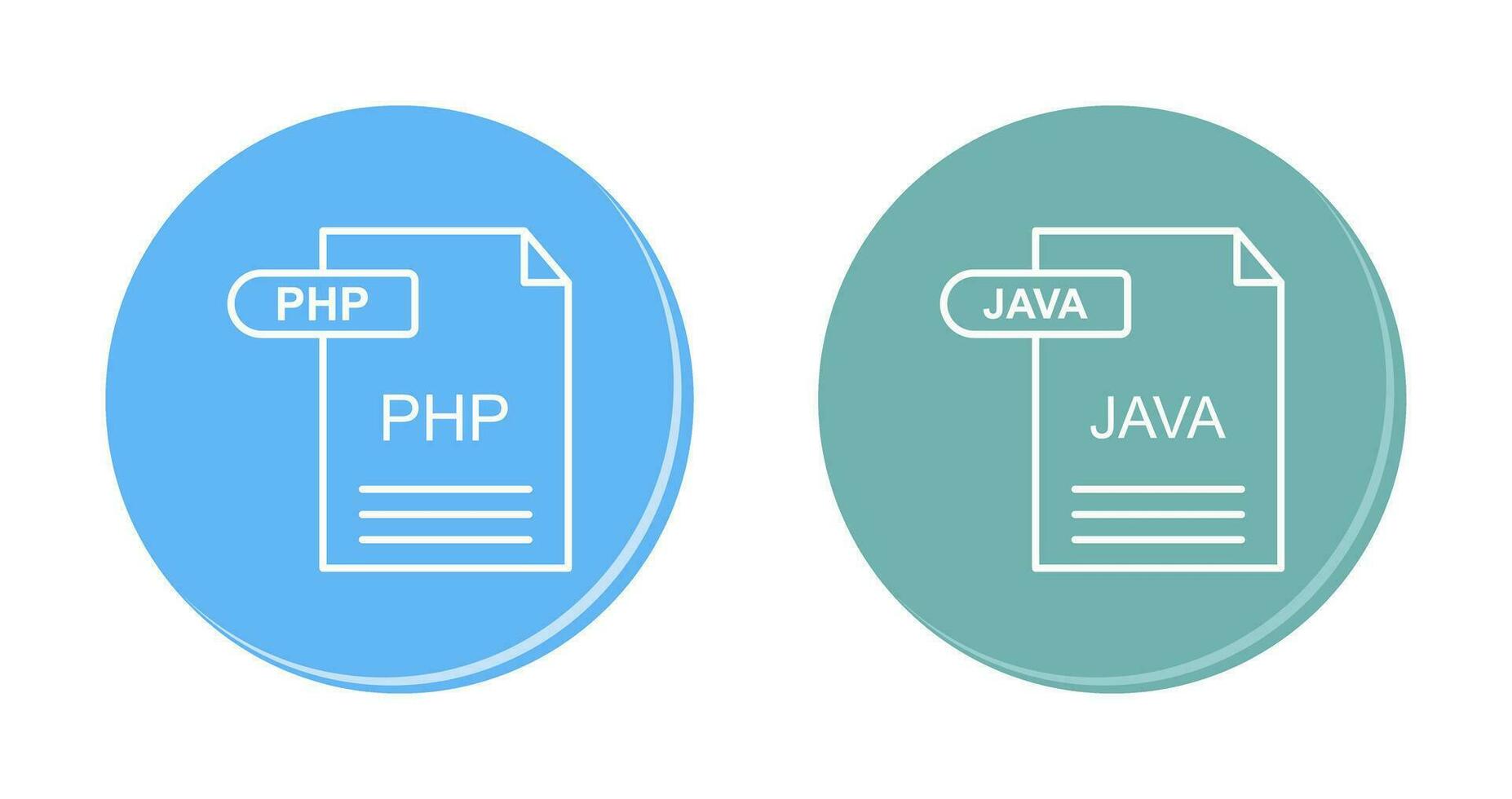 PHP and Java Icon 33198184 Vector Art at Vecteezy