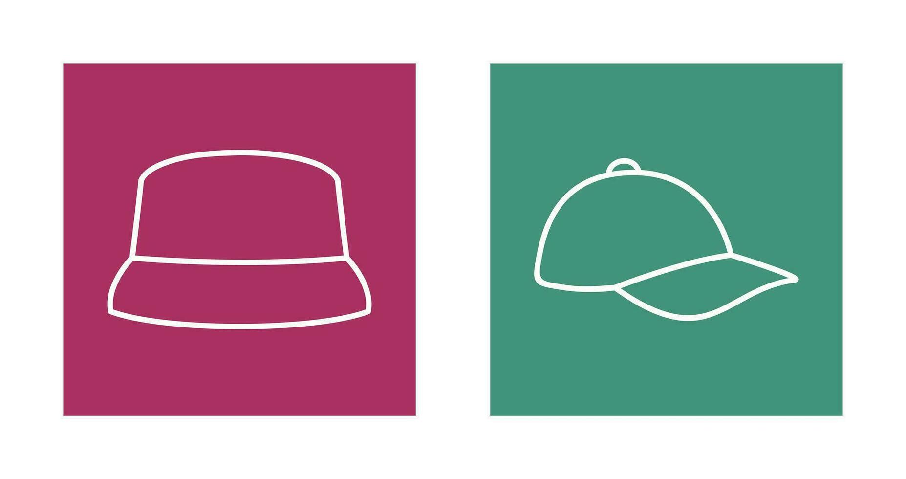 Hat and athletic Icon vector