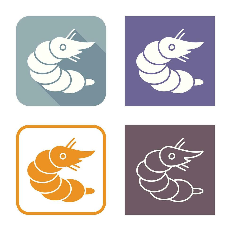Shrimp Vector Icon