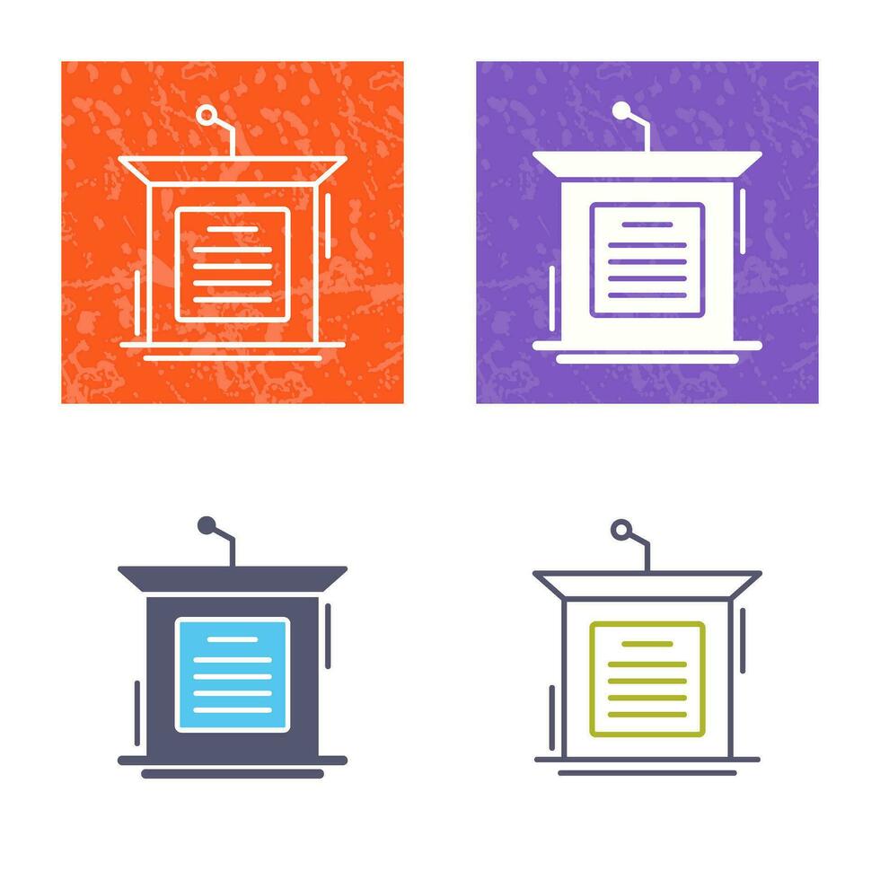 Podium Vector Icon