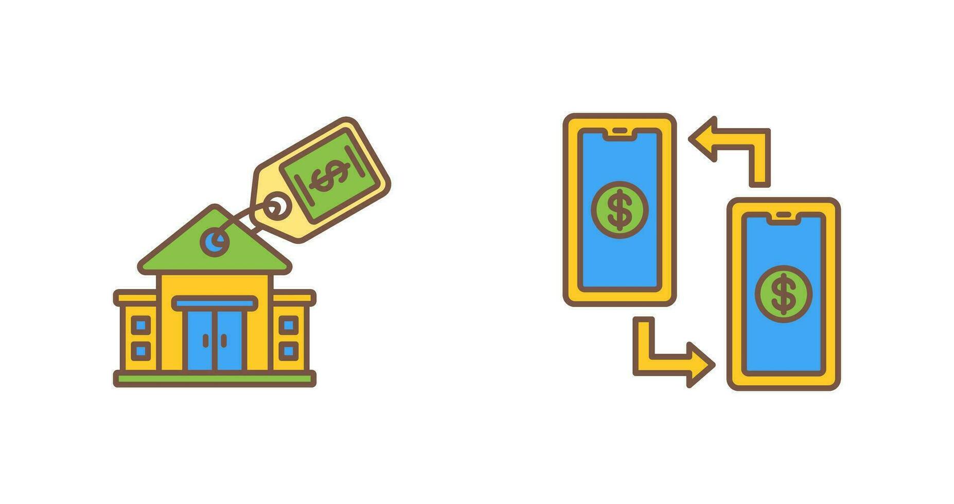 Rental and Transaction Icon vector