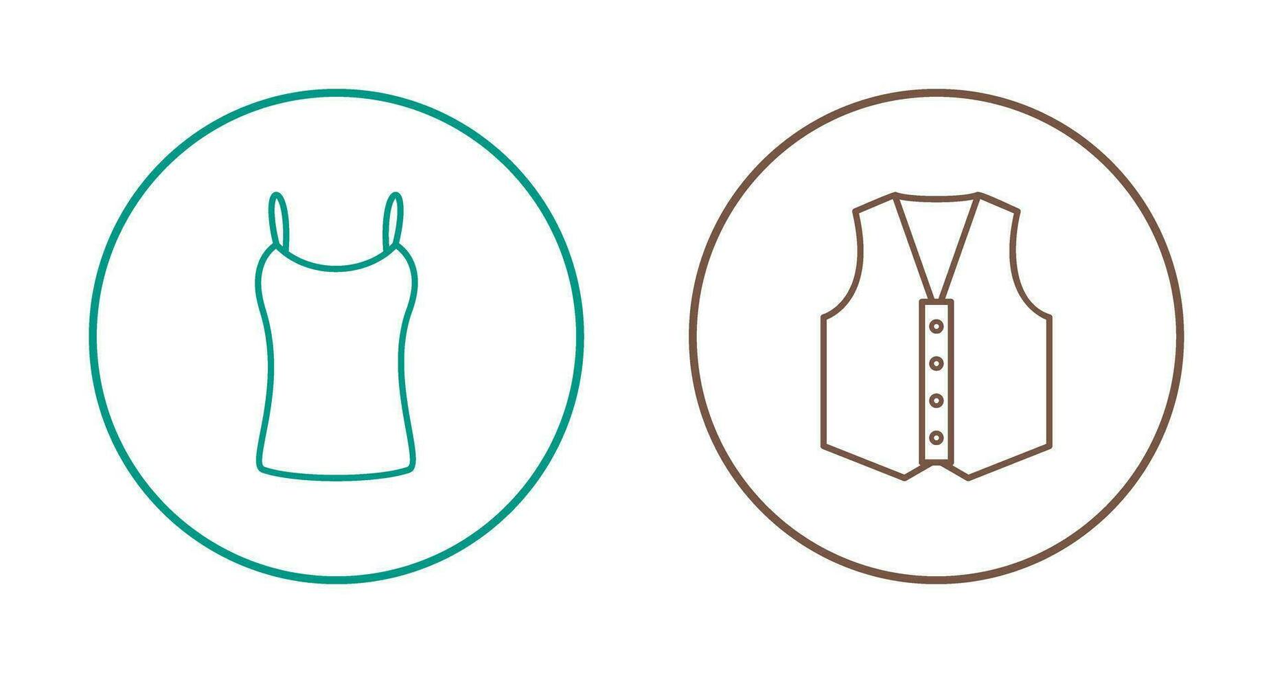 Ladies Vest and safety Icon vector