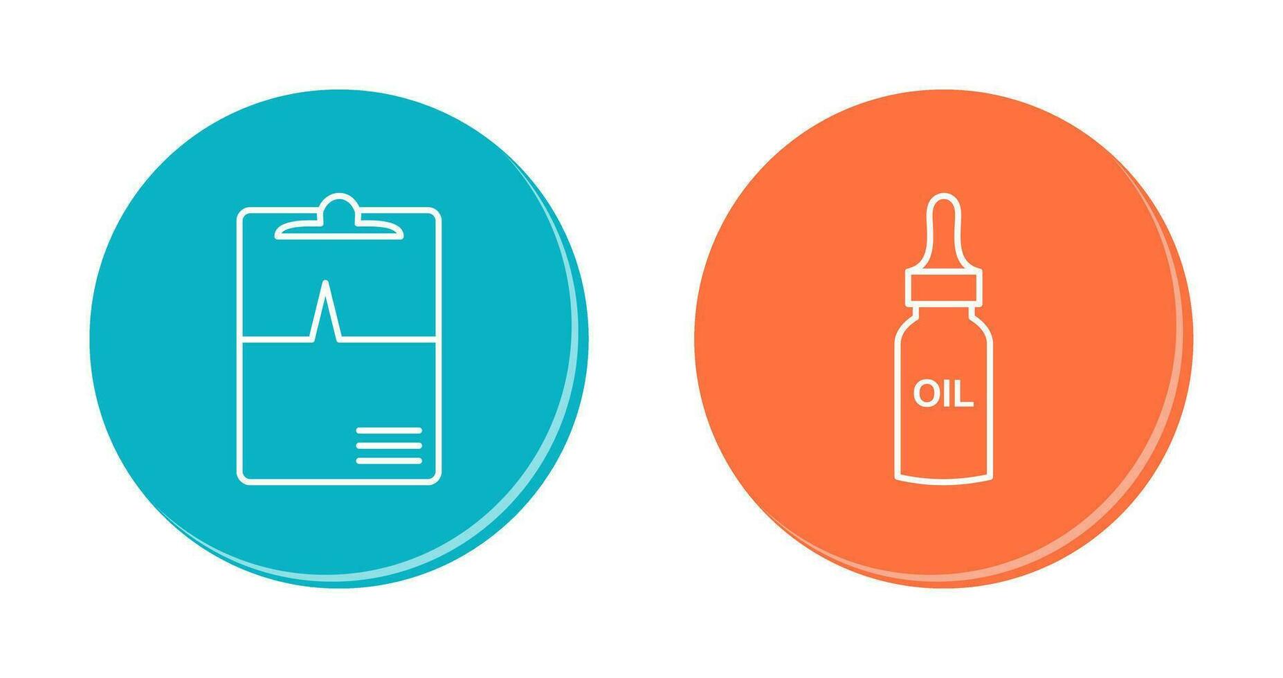 Clipboard and Oil Icon vector