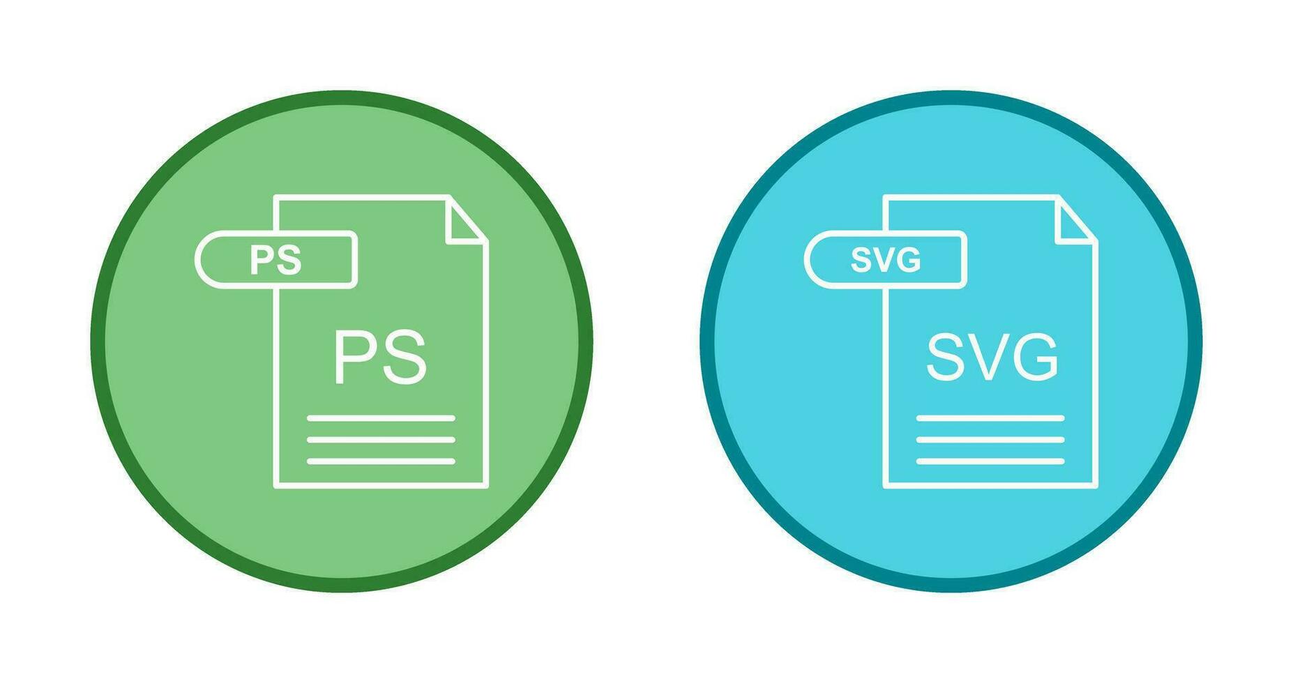 PS and SVG Icon vector
