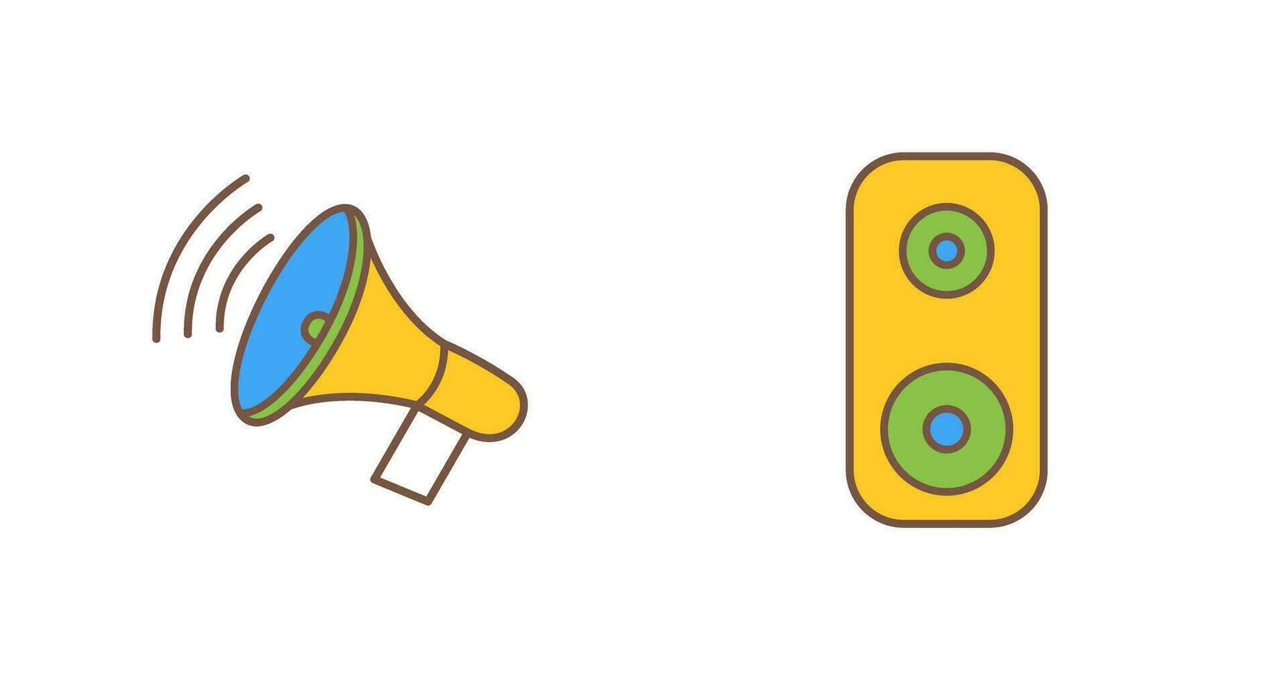 Announcing and Speaker Icon vector