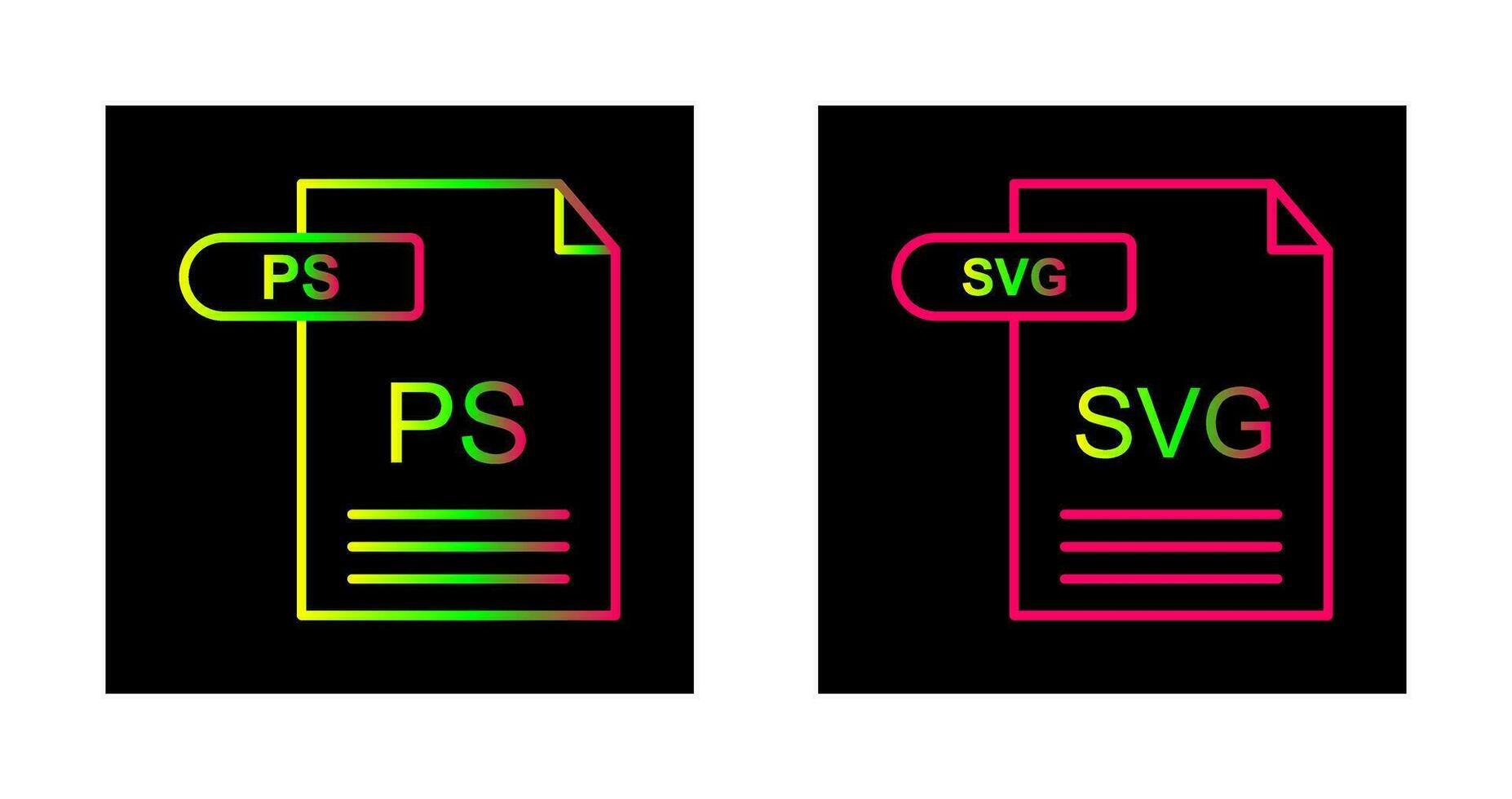 PS and SVG Icon vector