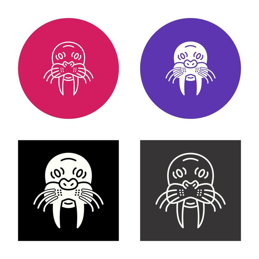 Walrus Vector Icon