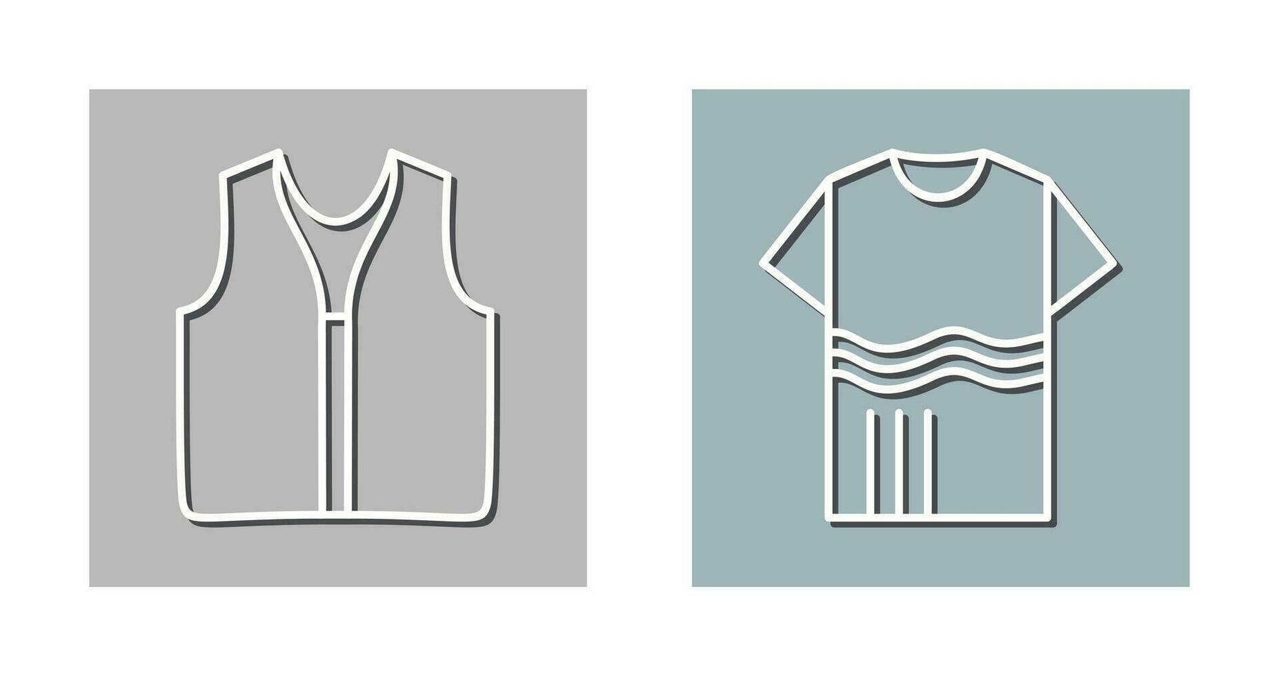 Swimming Vest and Accessory Icon vector