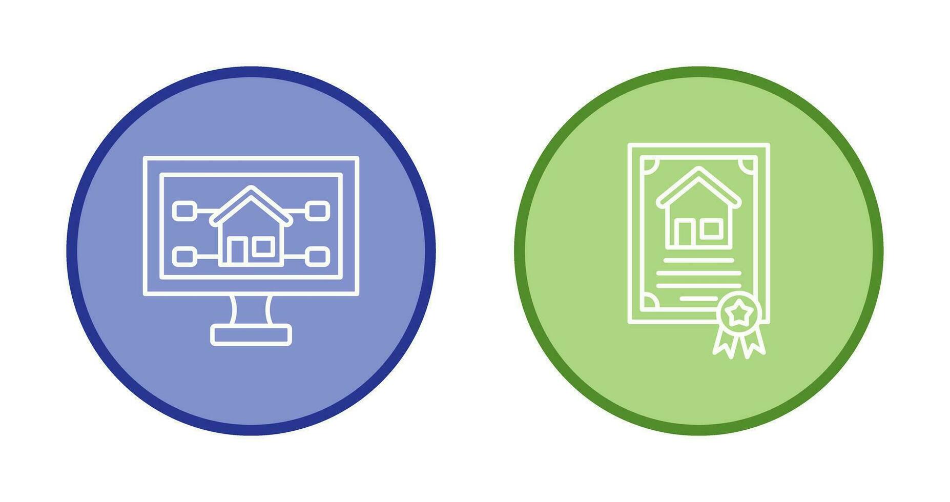 Attribute and Certificate Icon vector