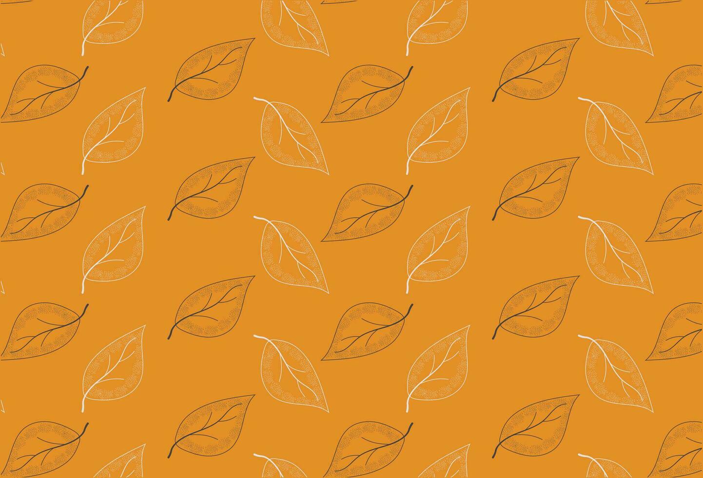 Versatile Autumn Leaves Pattern in a Spectrum of Fall Colors vector