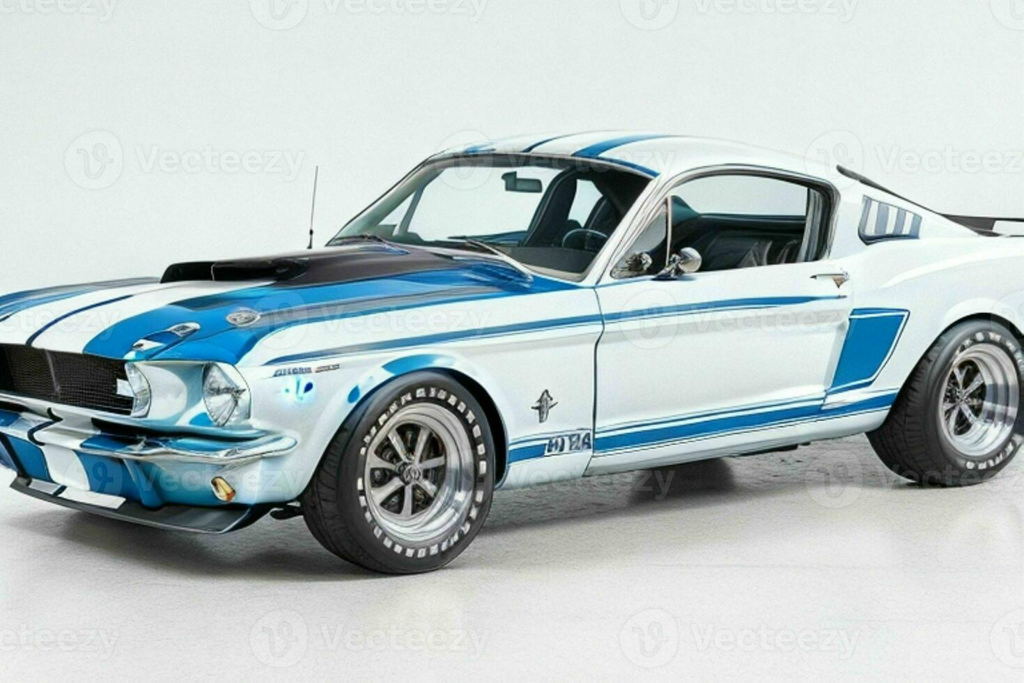 1966 Shelby GT350. AI Generative Pro Photo