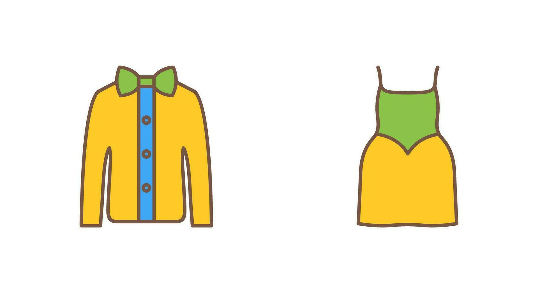 Shirt with Bow and Party Icon vector