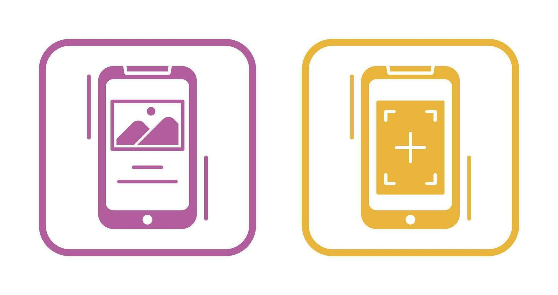 Gallery and Focus Icon vector