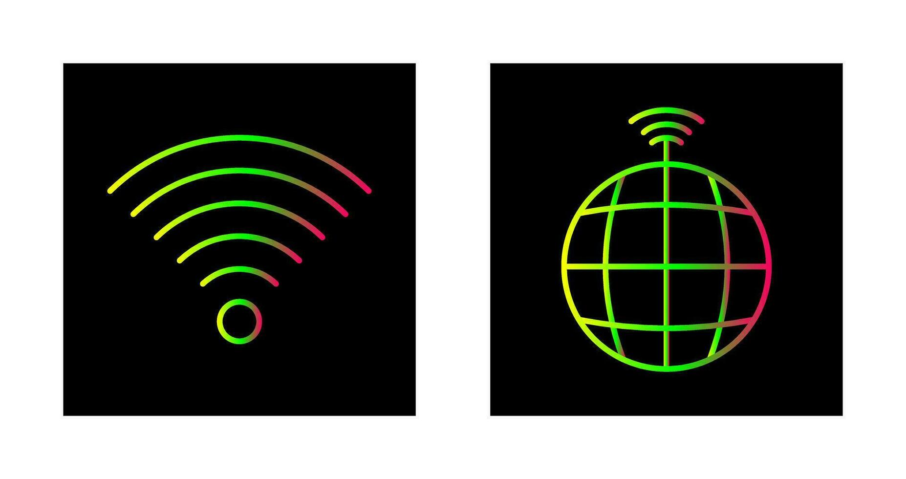 Signal on User and global Signals Icon vector