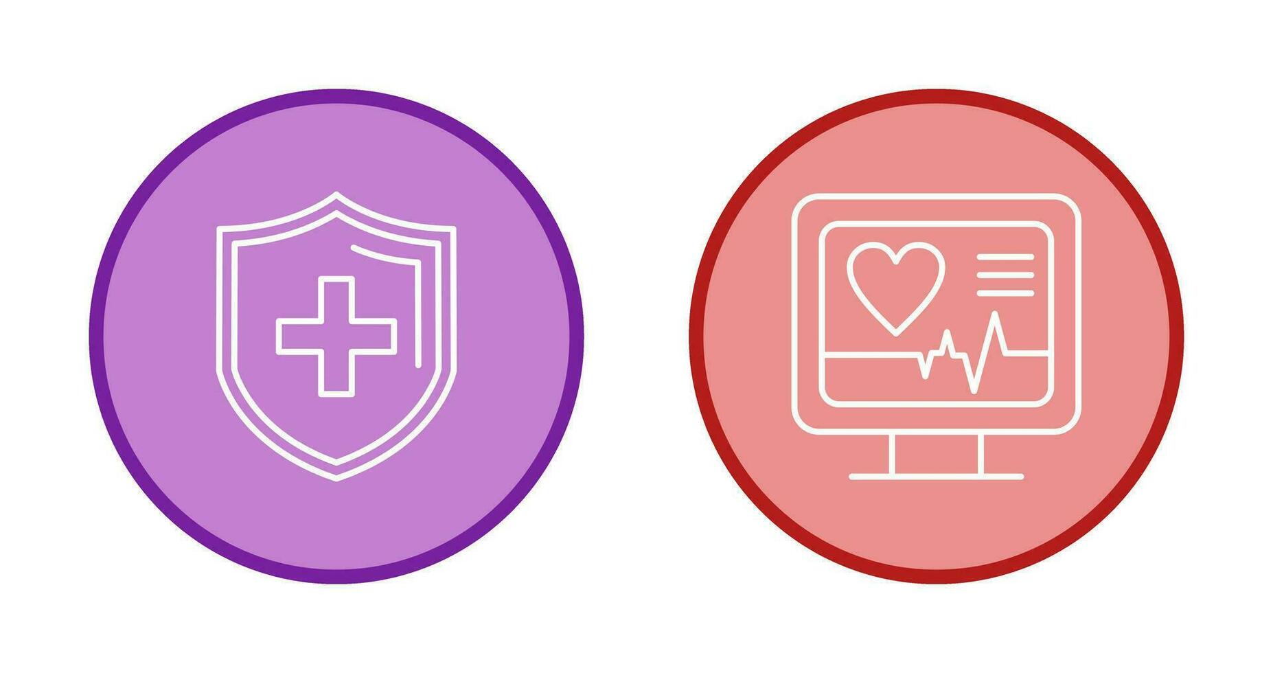 Protection and Plus Icon vector