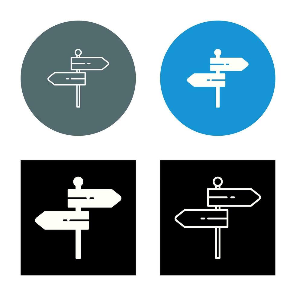 icono de vector de dirección