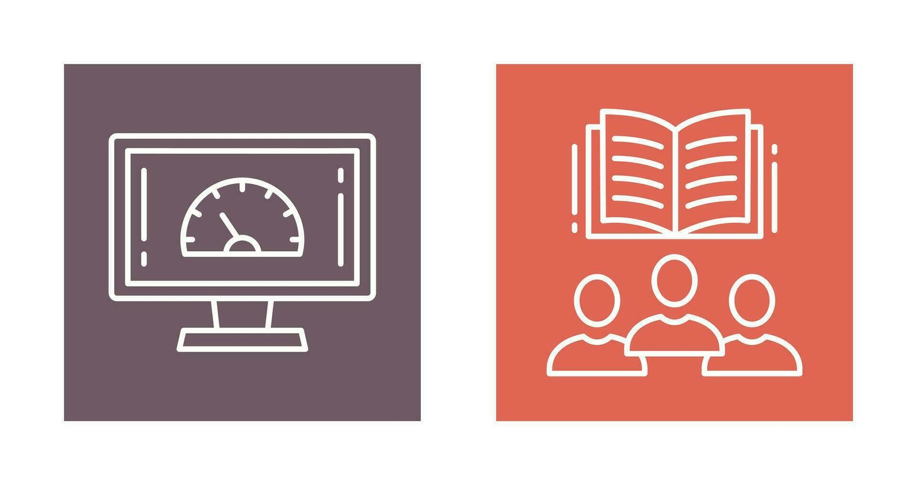 Speed Test and Users Icon vector