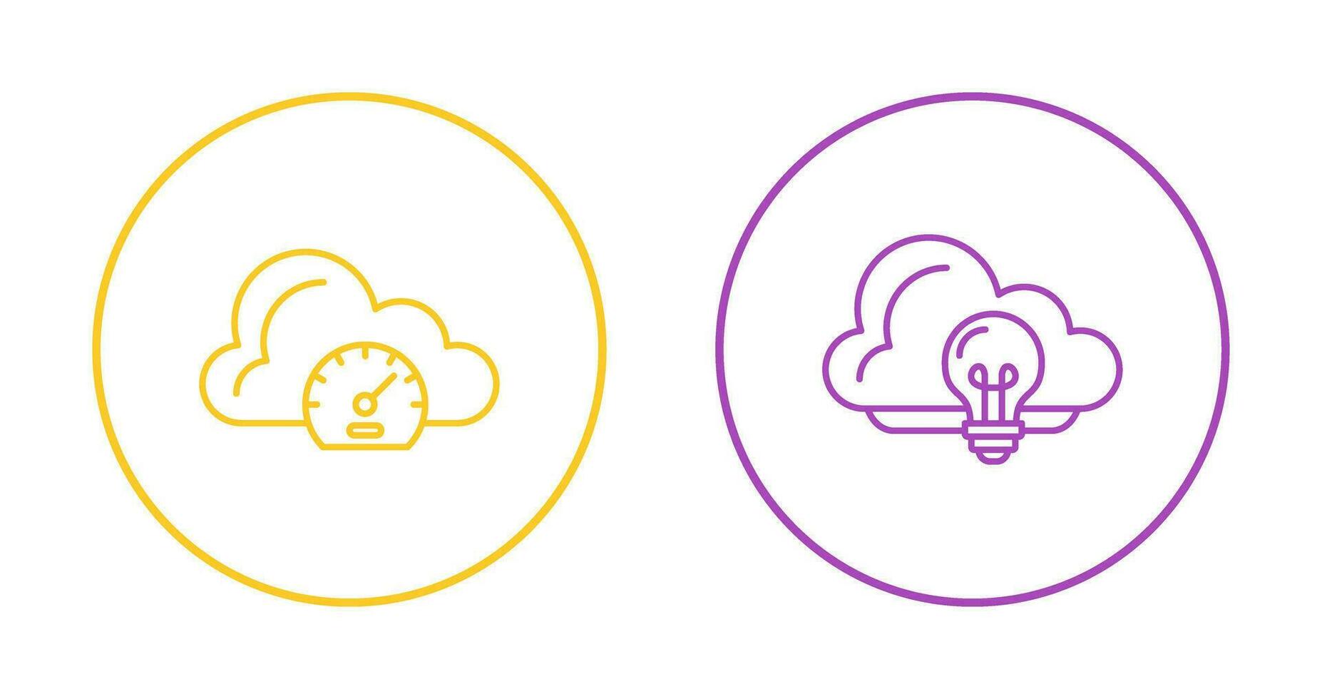 velocidad prueba y idea icono vector