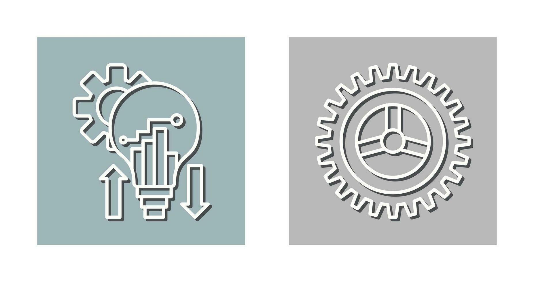 Analysis and Setting Icon vector