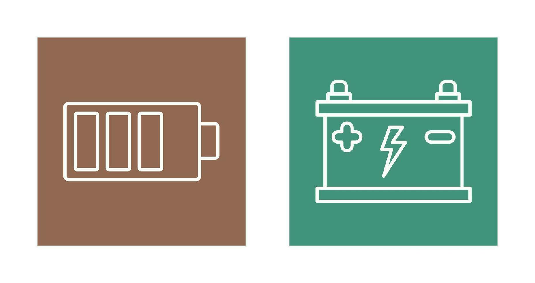 Charging and Accumulator Icon vector