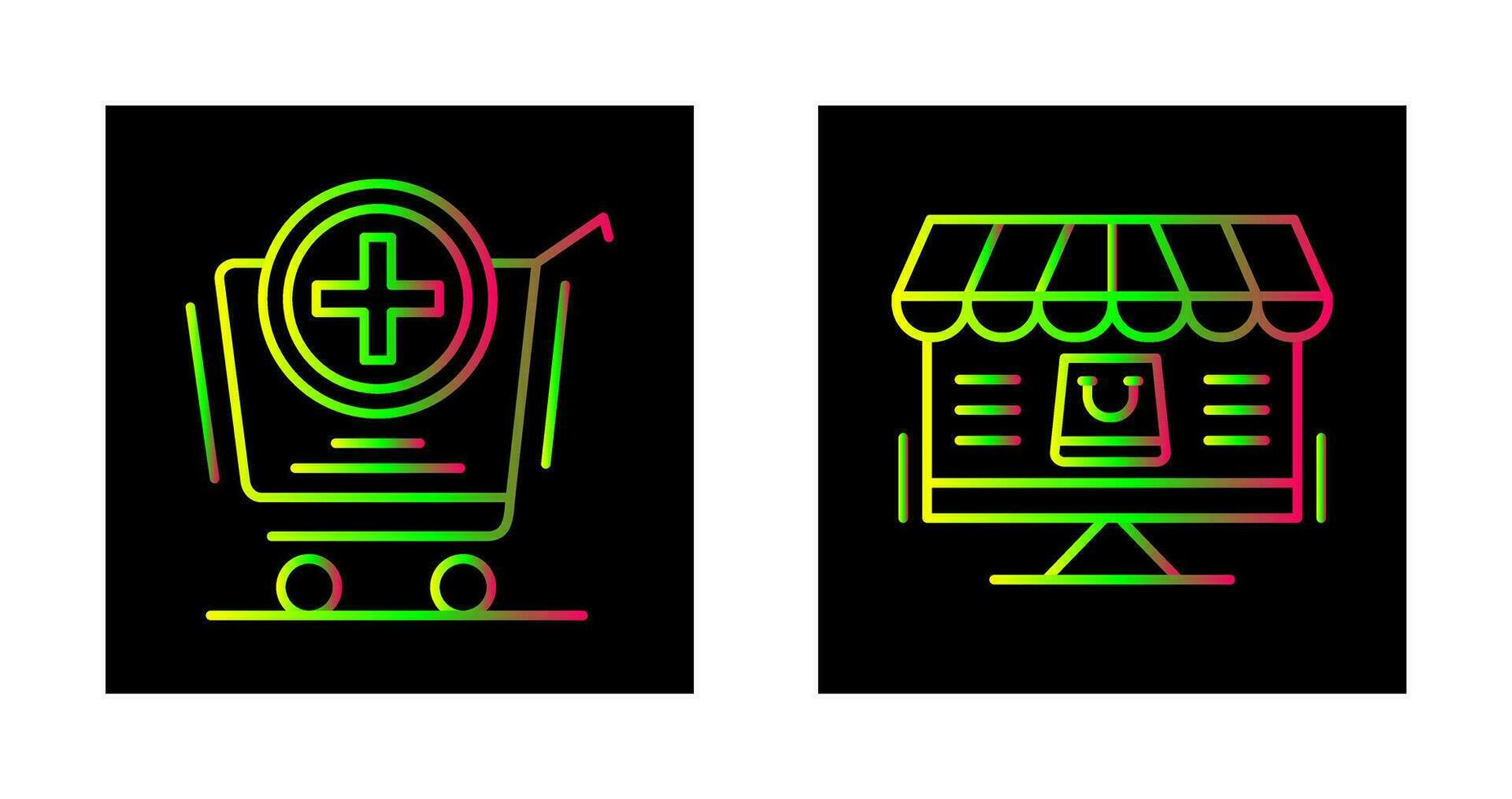 Add to Cart and Online Shopping Icon vector