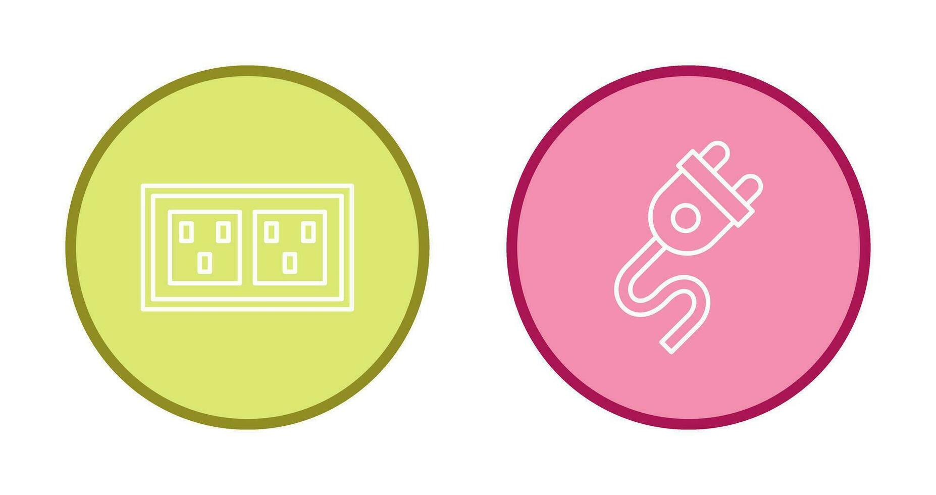 Socket and Plug Icon vector
