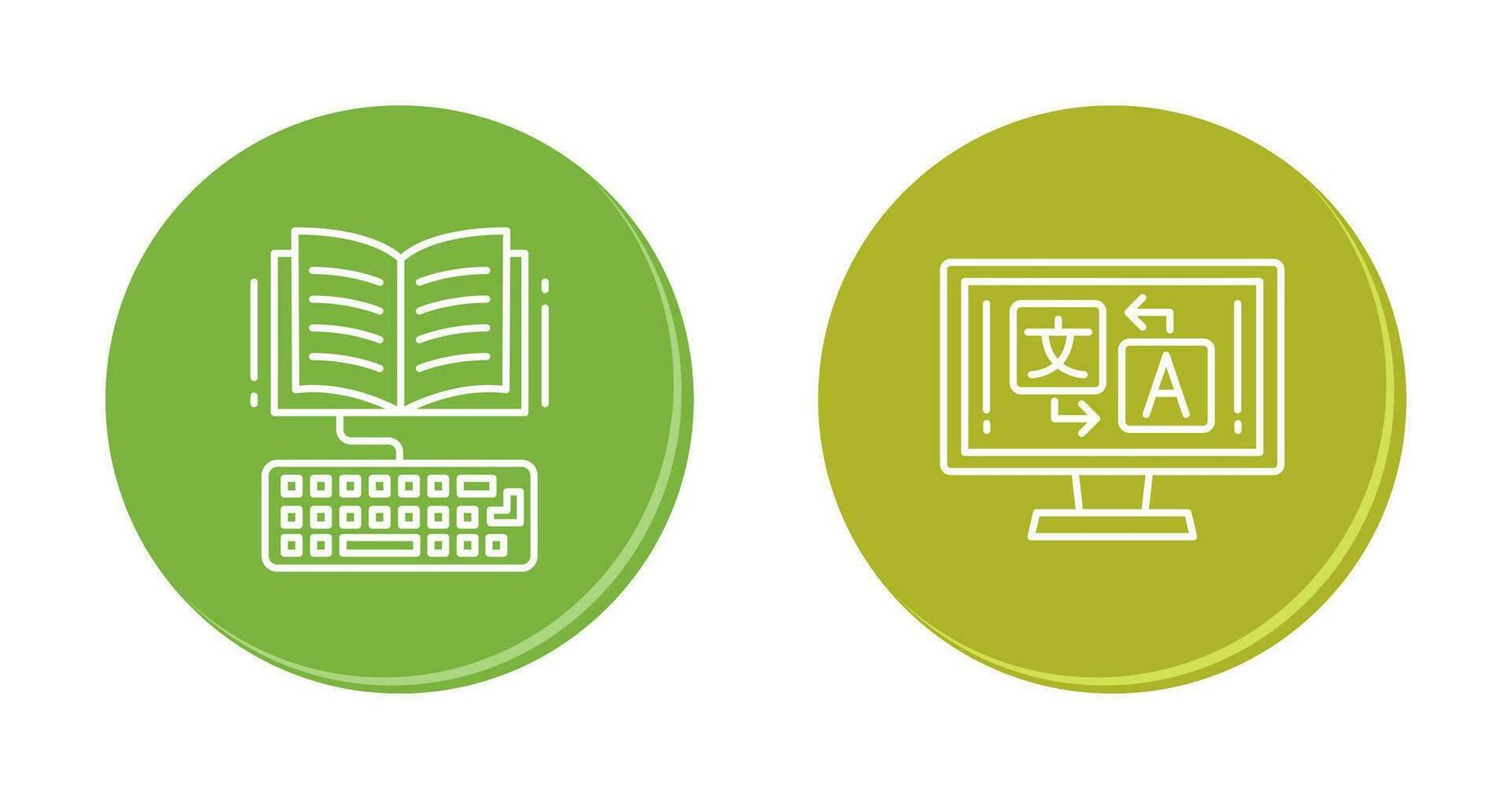 Study and Language Icon vector
