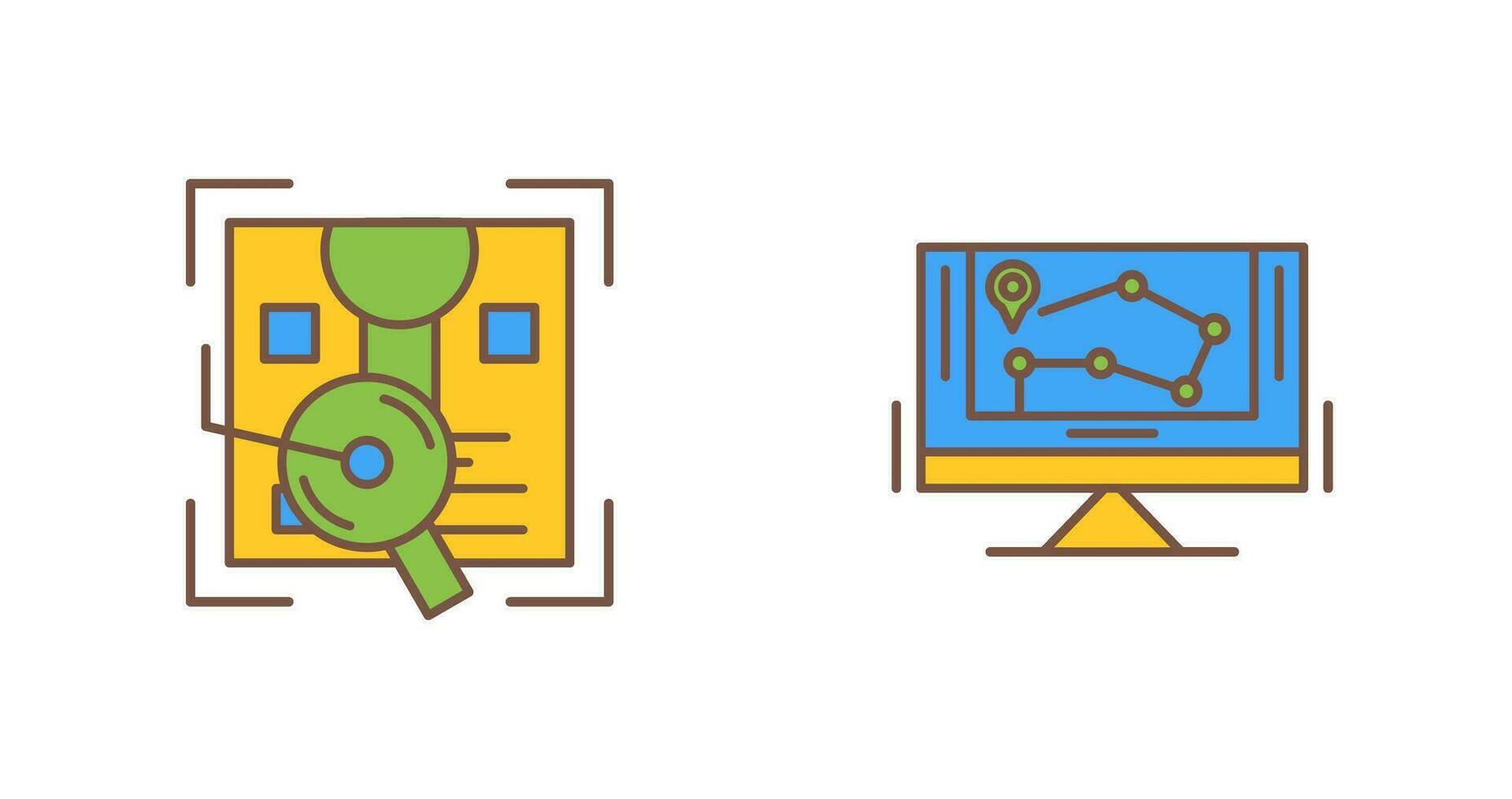 Order Tracking and Location Icon vector