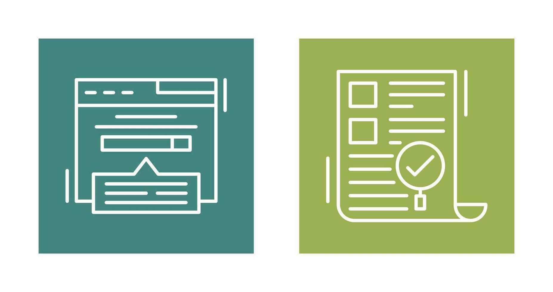 Keyword Search and SEO Audit Icon vector