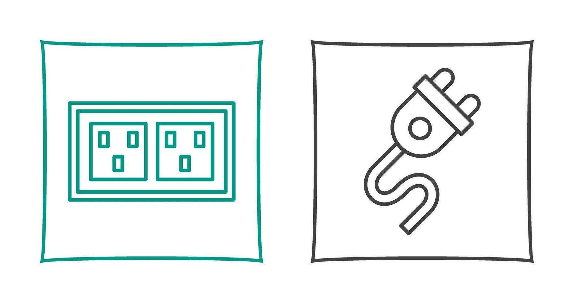 Socket and Plug Icon vector