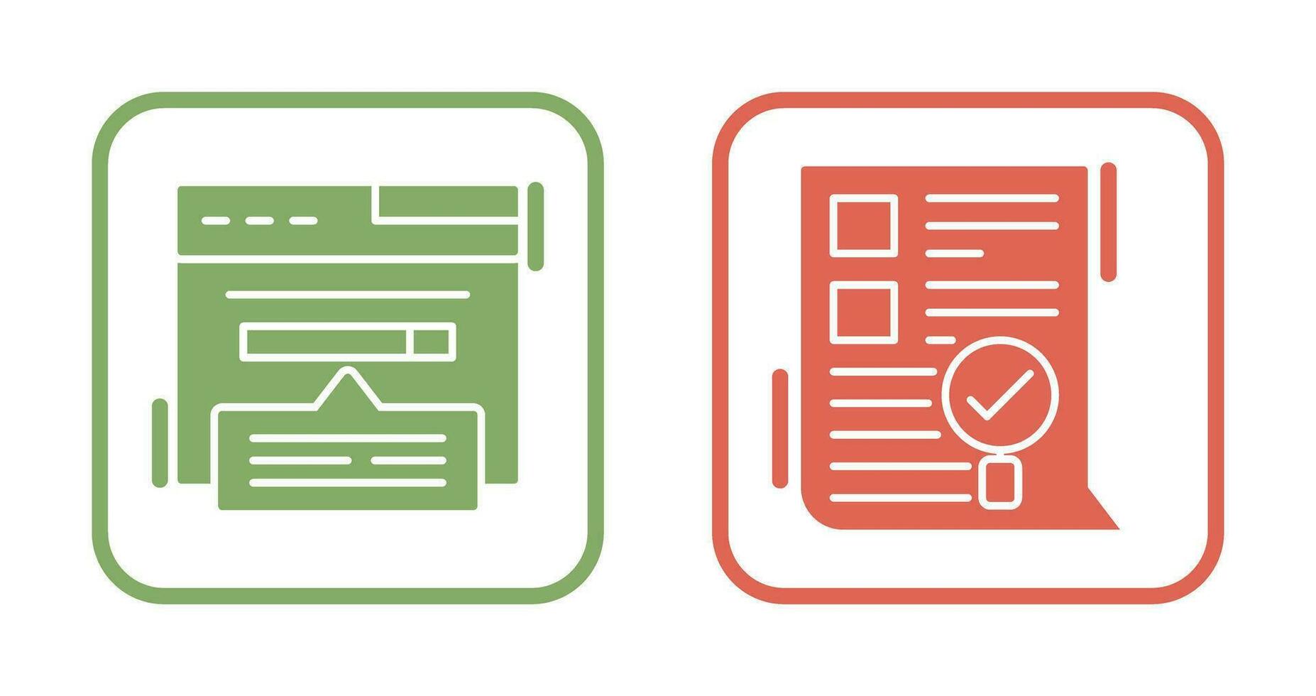 Keyword Search and SEO Audit Icon vector