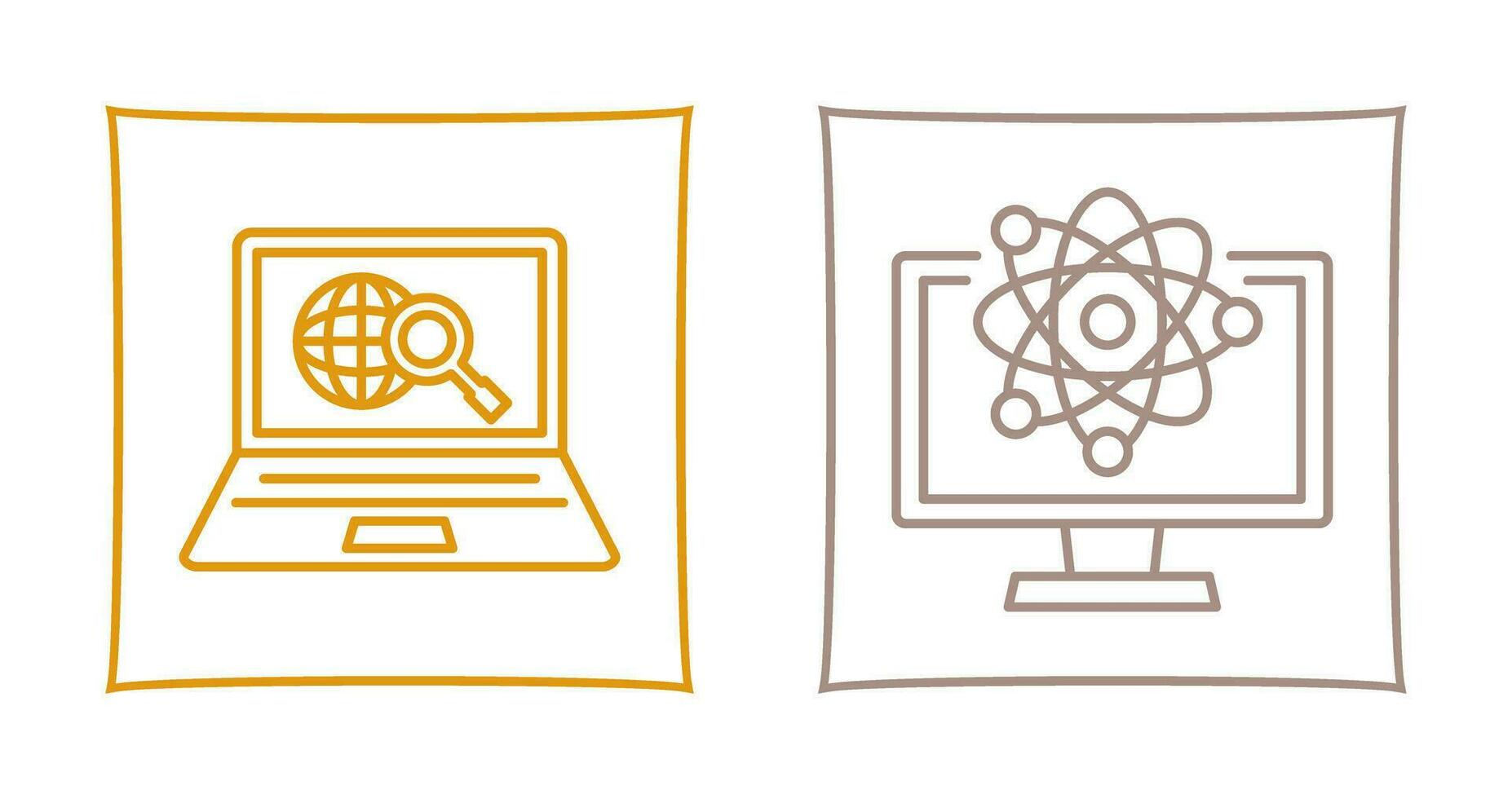 Explore and Science Icon vector