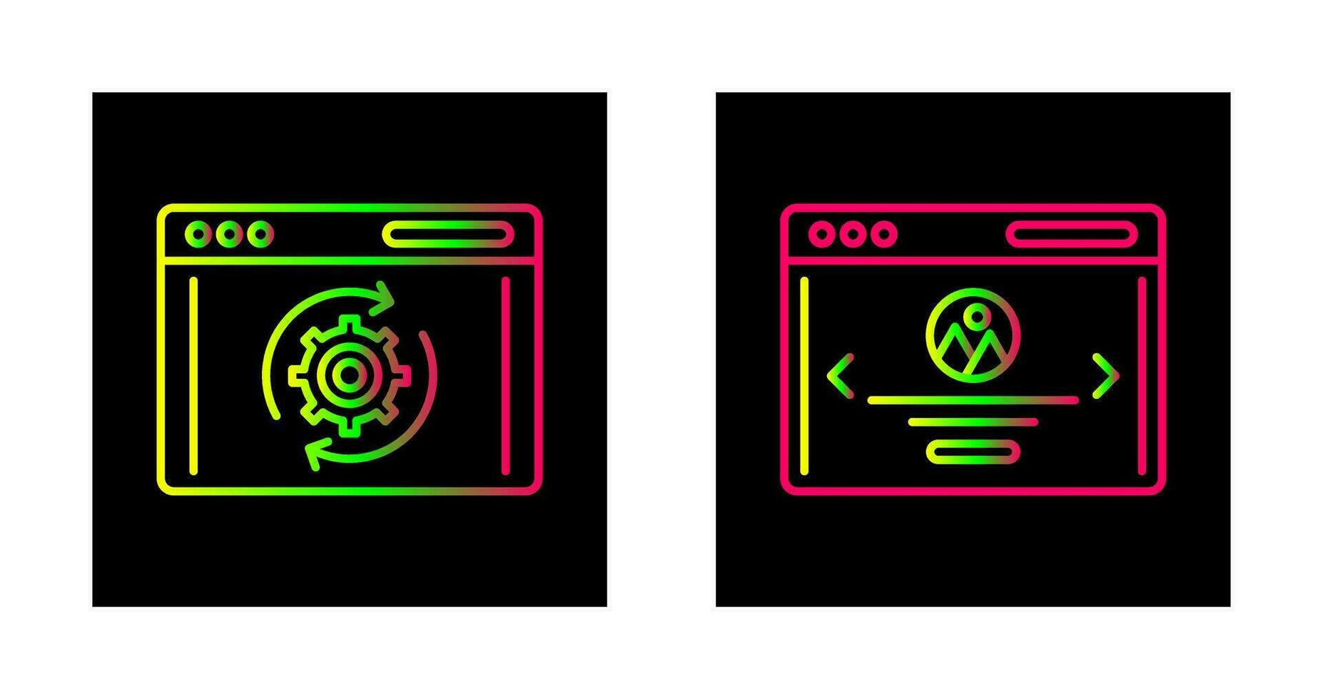 Recovery and Web Page Icon vector