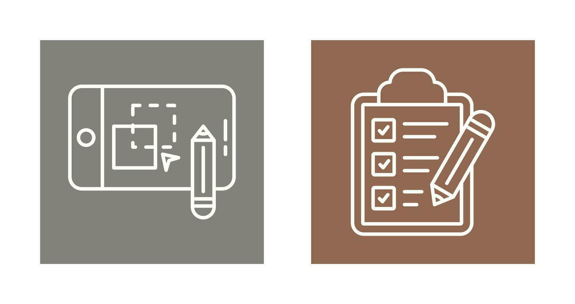Pathfinder and Checklist Icon vector