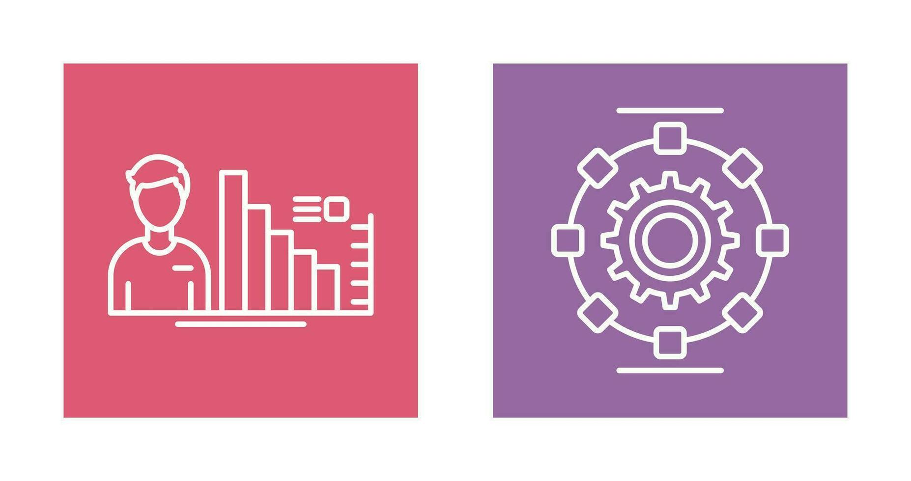 Consulting and Automated  Icon vector