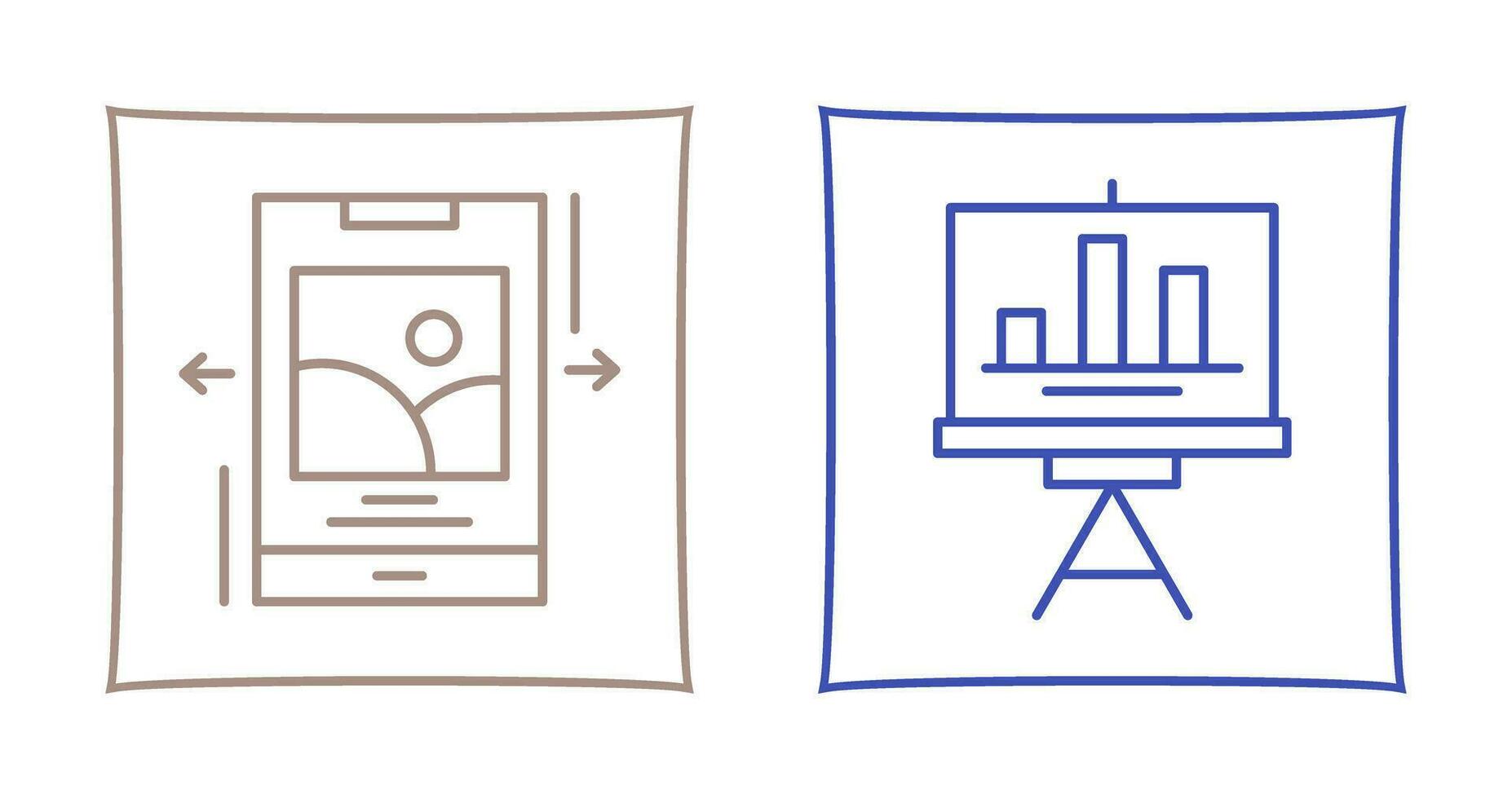 Swipe and Finance Icon vector