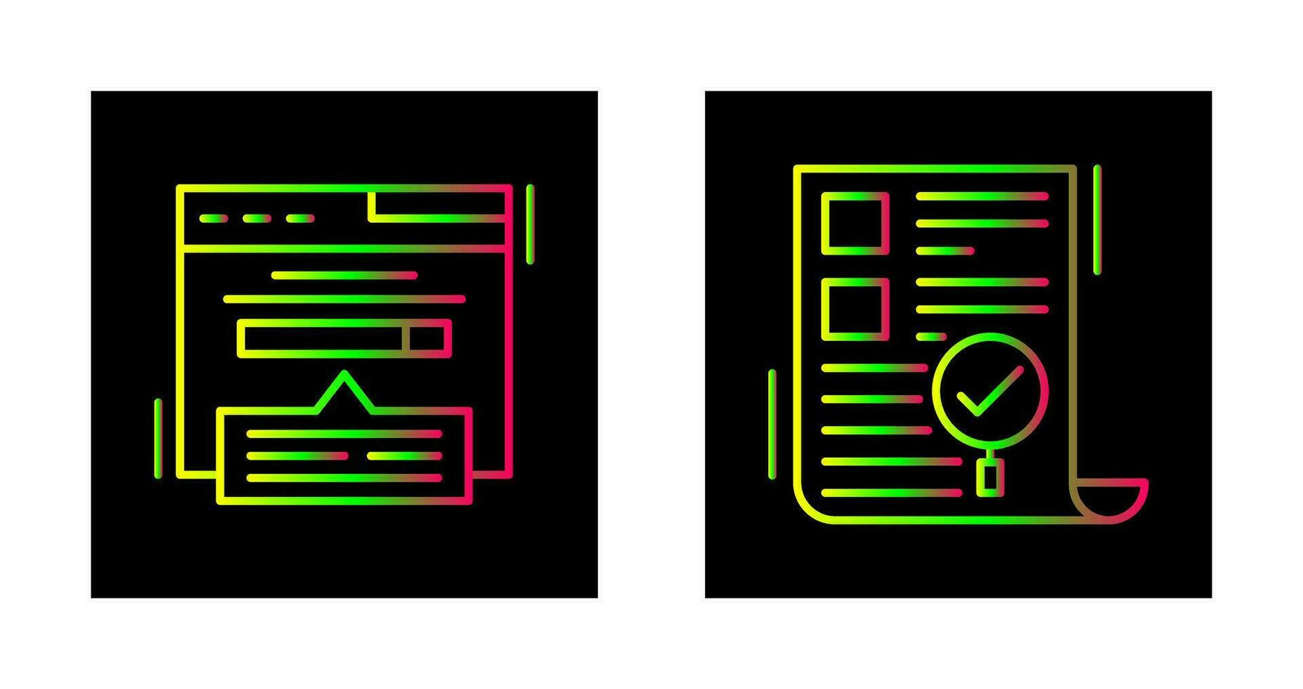 Keyword Search and SEO Audit Icon vector