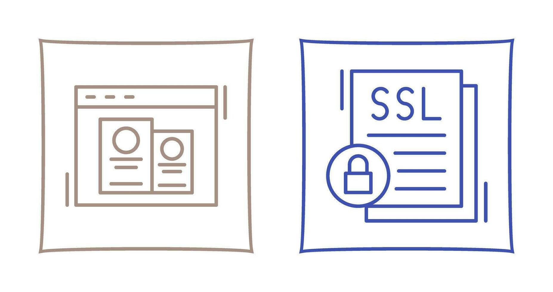 User and Protection Icon vector