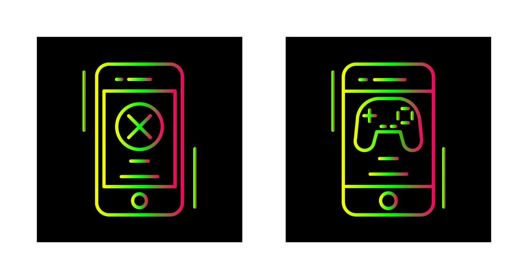 Block and Game Icon vector