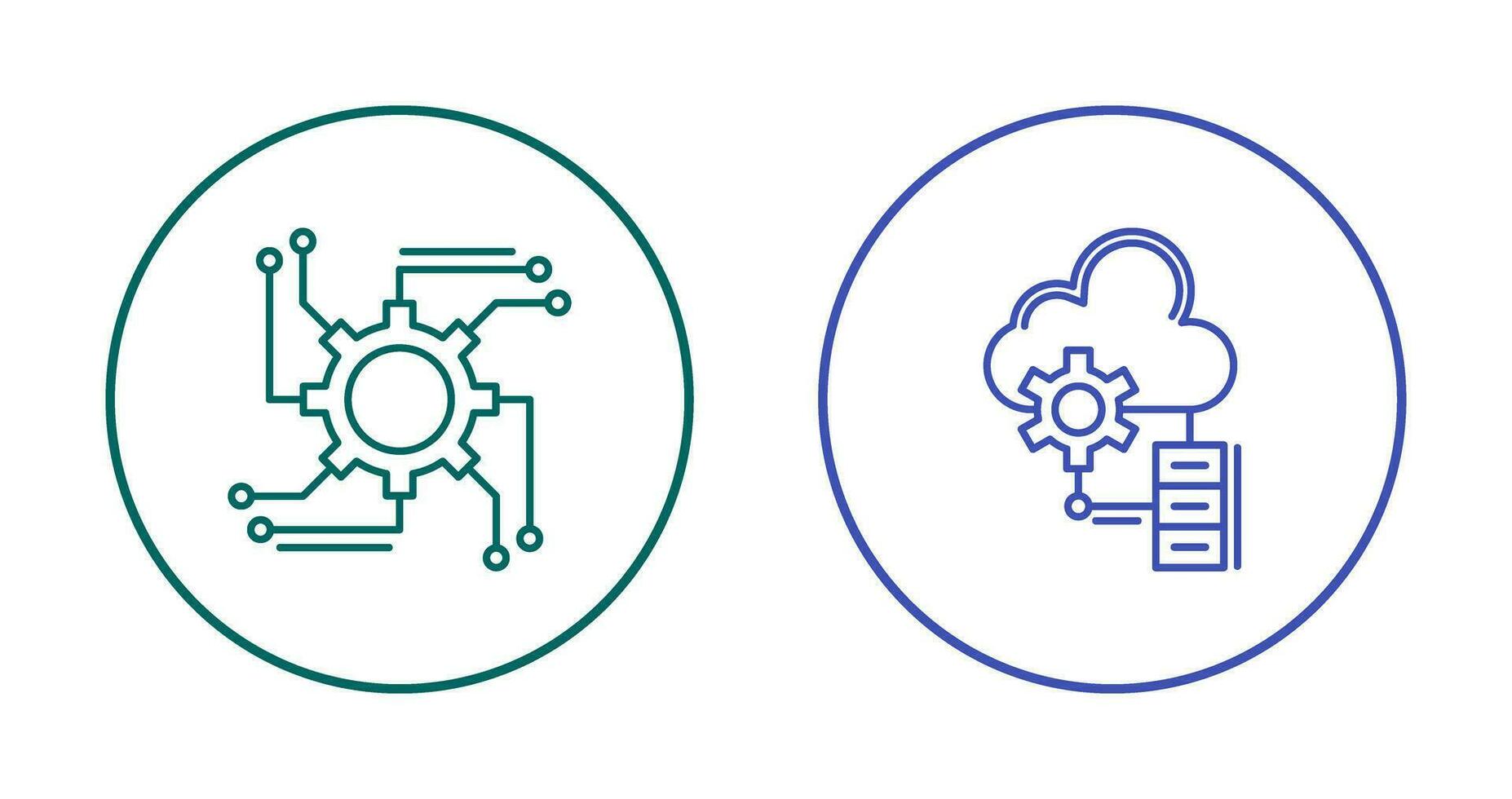 Automation and Big Data Icon 33200950 Vector Art at Vecteezy